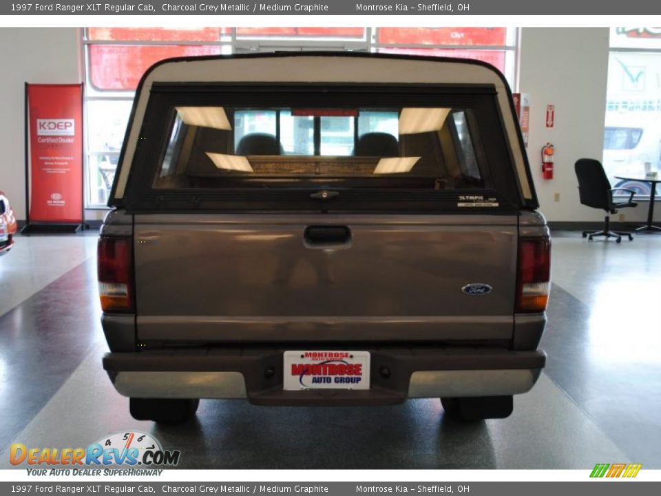 1997 Ford Ranger XLT Regular Cab Charcoal Grey Metallic / Medium Graphite Photo #5