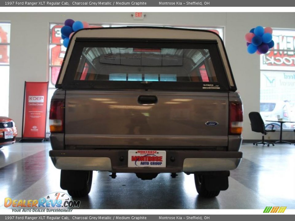 1997 Ford Ranger XLT Regular Cab Charcoal Grey Metallic / Medium Graphite Photo #6