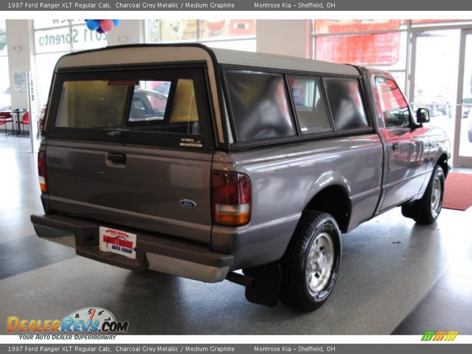 1997 Ford Ranger XLT Regular Cab Charcoal Grey Metallic / Medium Graphite Photo #7