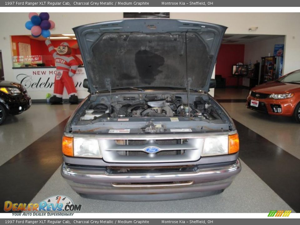 1997 Ford Ranger XLT Regular Cab Charcoal Grey Metallic / Medium Graphite Photo #15