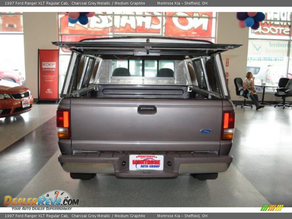 1997 Ford Ranger XLT Regular Cab Charcoal Grey Metallic / Medium Graphite Photo #17