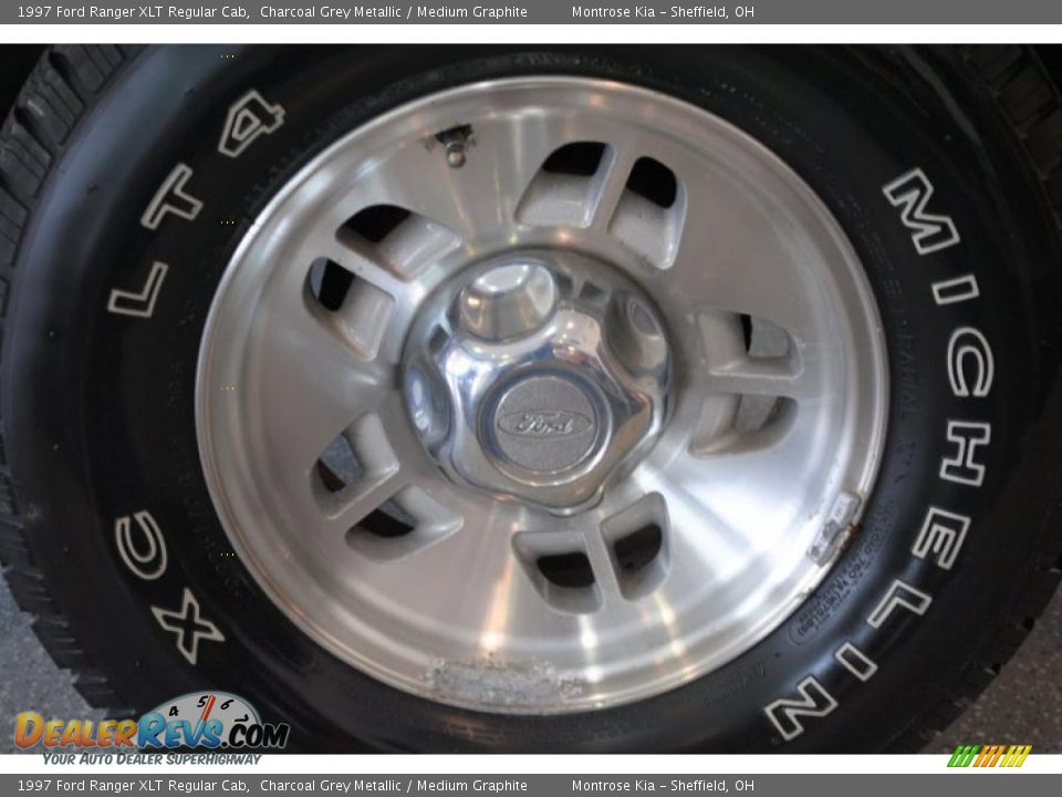 1997 Ford Ranger XLT Regular Cab Charcoal Grey Metallic / Medium Graphite Photo #20