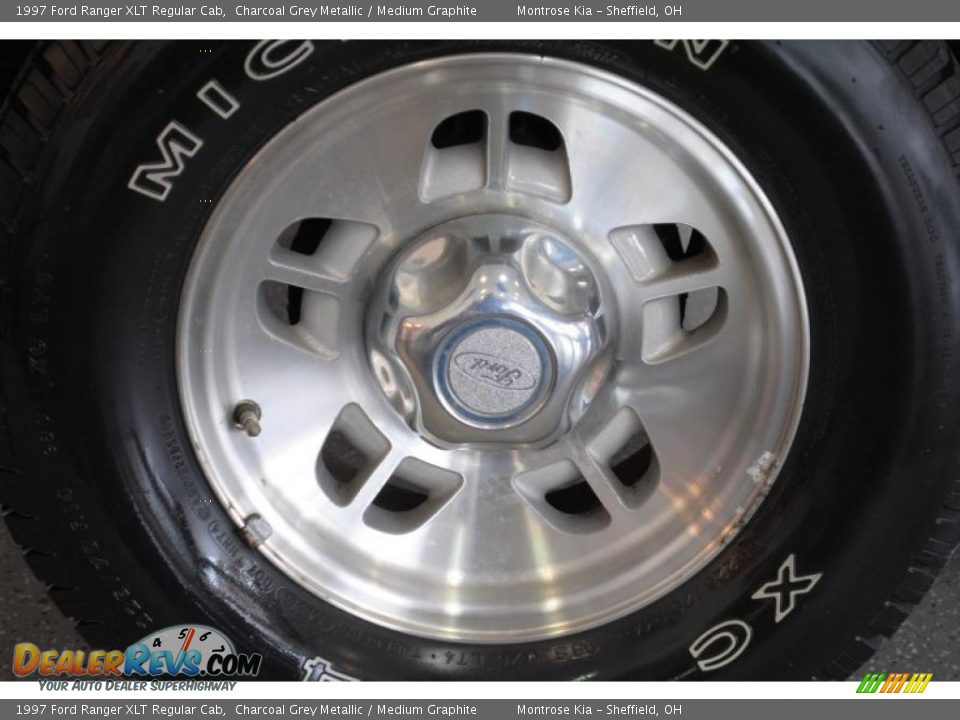 1997 Ford Ranger XLT Regular Cab Charcoal Grey Metallic / Medium Graphite Photo #23