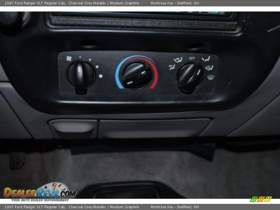 1997 Ford Ranger XLT Regular Cab Charcoal Grey Metallic / Medium Graphite Photo #30