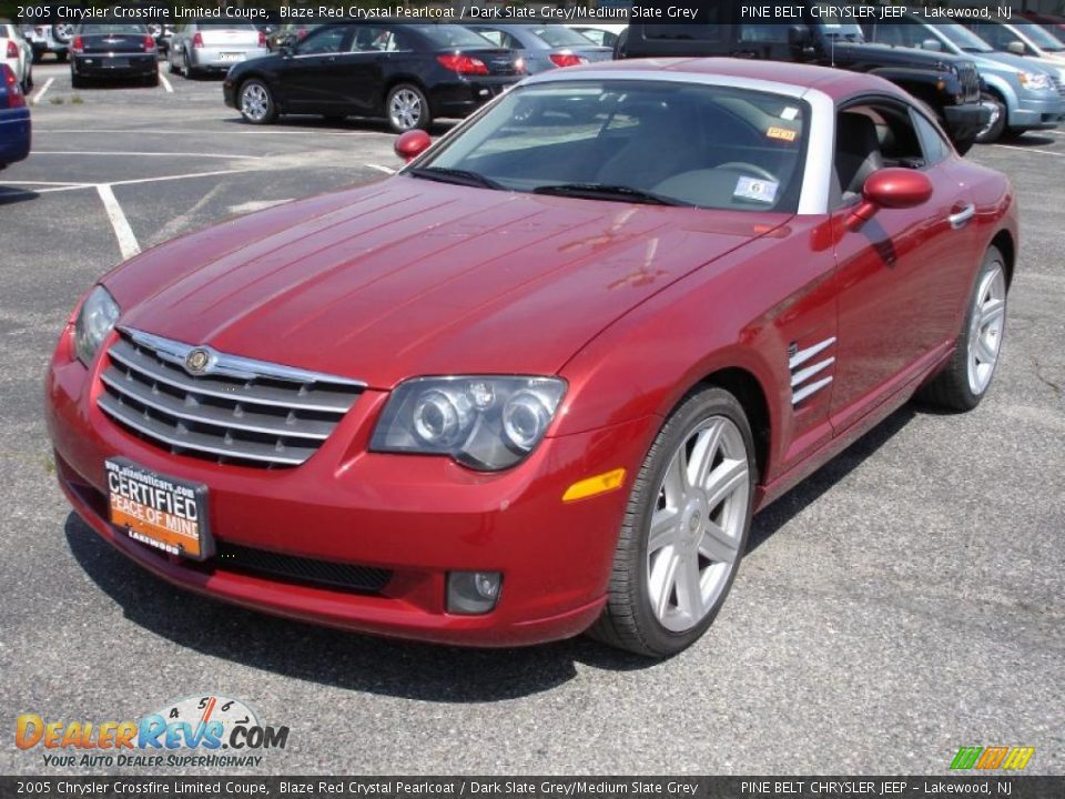 2005 Chrysler Crossfire Limited Coupe Blaze Red Crystal Pearlcoat / Dark Slate Grey/Medium Slate Grey Photo #1