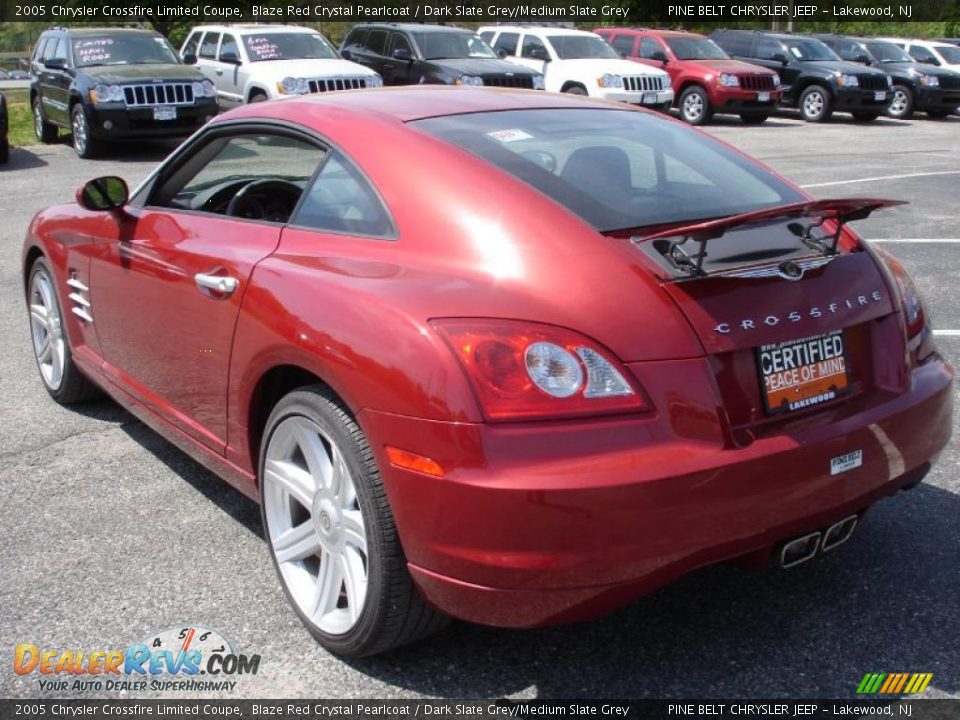Blaze Red Crystal Pearlcoat 2005 Chrysler Crossfire Limited Coupe Photo #6