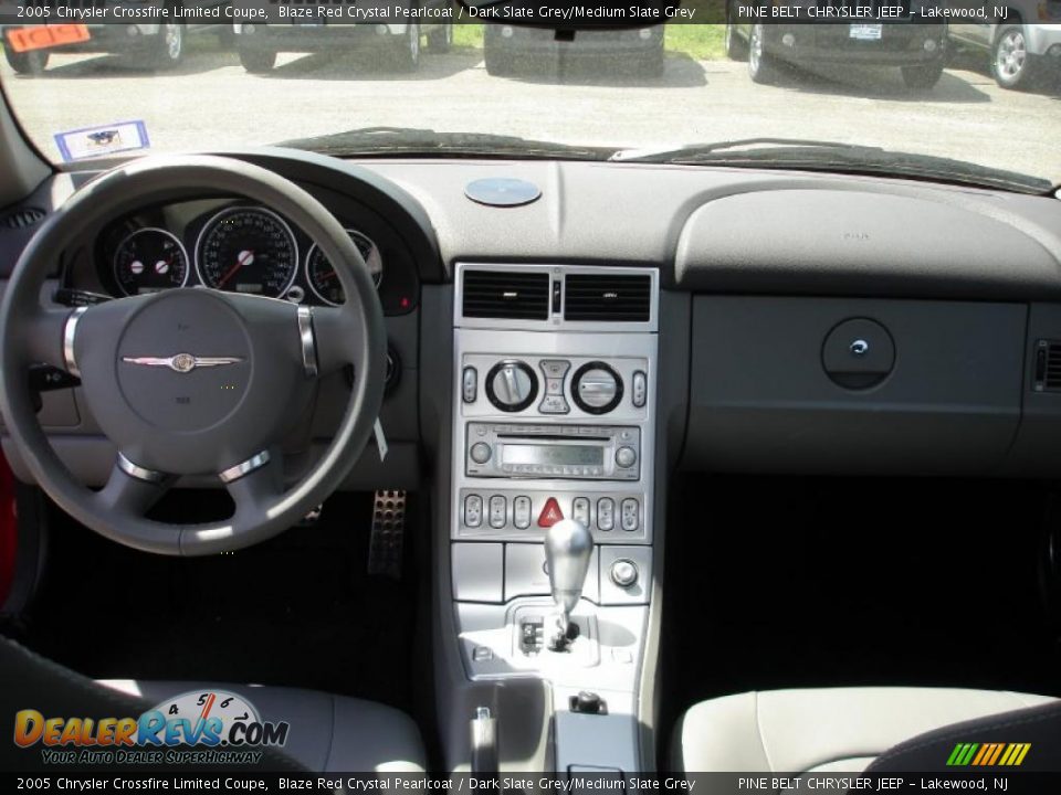 2005 Chrysler Crossfire Limited Coupe Blaze Red Crystal Pearlcoat / Dark Slate Grey/Medium Slate Grey Photo #13