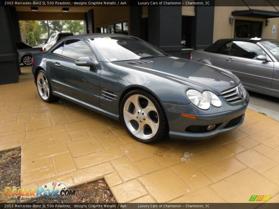 2003 Mercedes-Benz SL 500 Roadster designo Graphite Metallic / Ash Photo #1