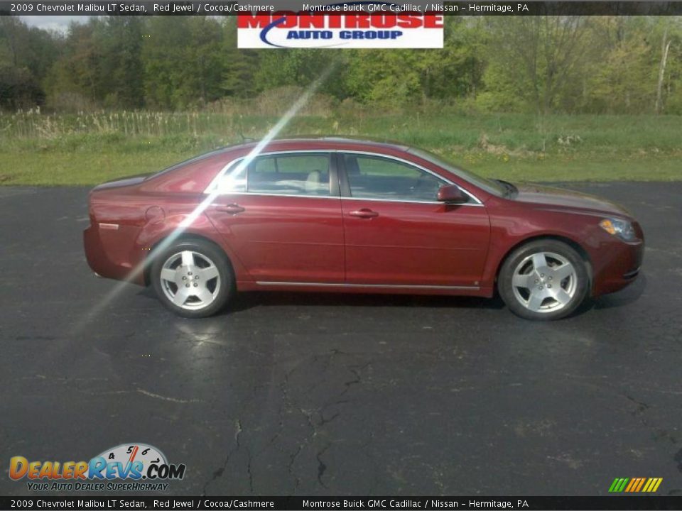 2009 Chevrolet Malibu LT Sedan Red Jewel / Cocoa/Cashmere Photo #1
