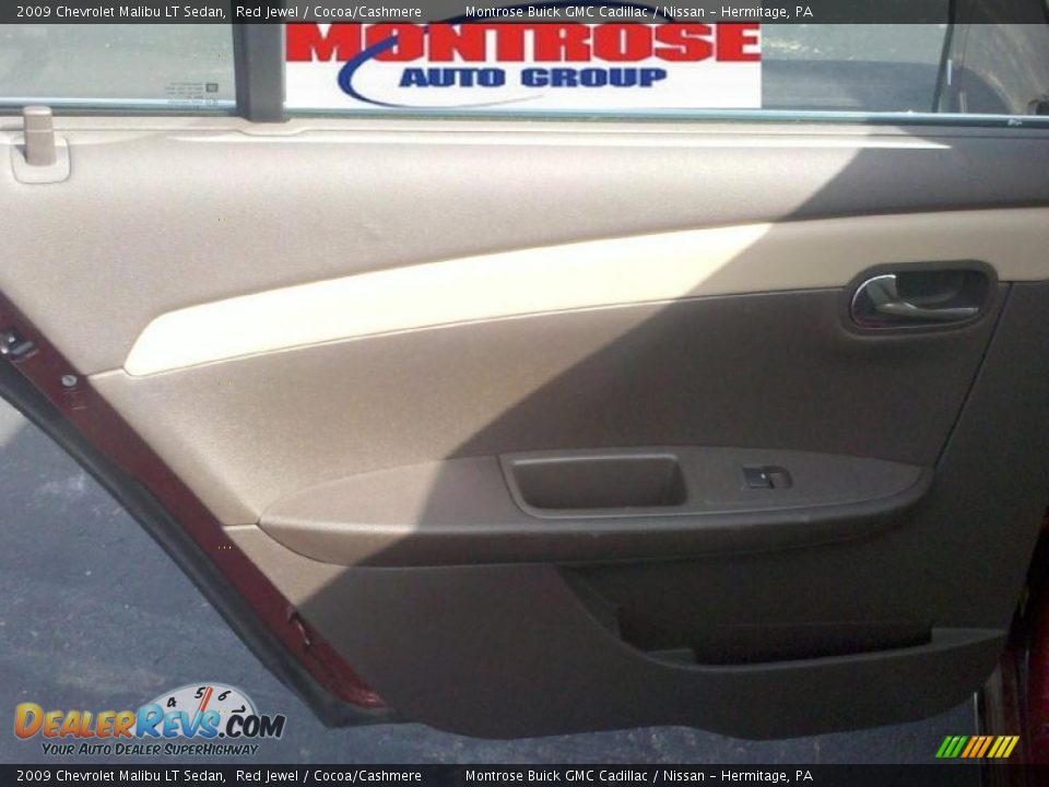 2009 Chevrolet Malibu LT Sedan Red Jewel / Cocoa/Cashmere Photo #12