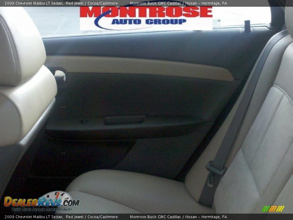 2009 Chevrolet Malibu LT Sedan Red Jewel / Cocoa/Cashmere Photo #14