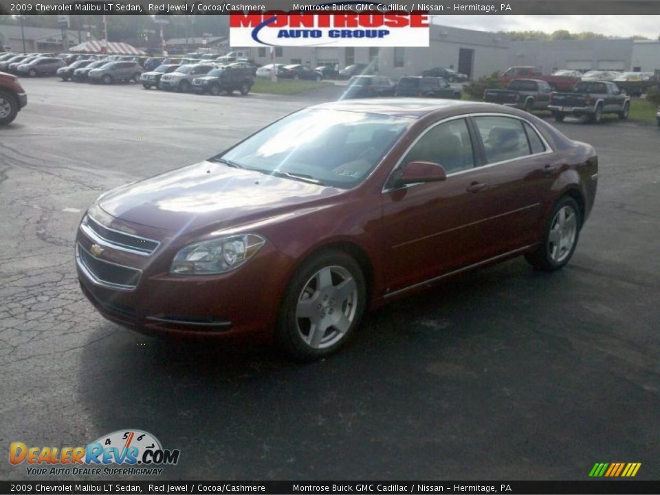 2009 Chevrolet Malibu LT Sedan Red Jewel / Cocoa/Cashmere Photo #18