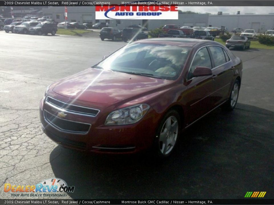 2009 Chevrolet Malibu LT Sedan Red Jewel / Cocoa/Cashmere Photo #19