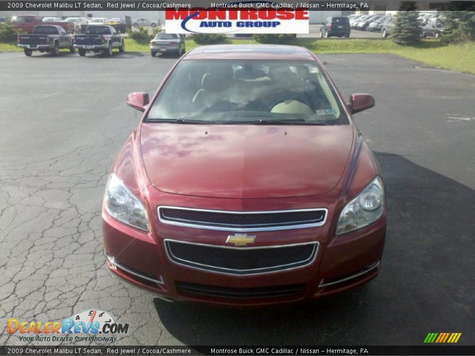 2009 Chevrolet Malibu LT Sedan Red Jewel / Cocoa/Cashmere Photo #20