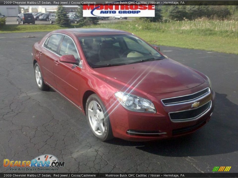 2009 Chevrolet Malibu LT Sedan Red Jewel / Cocoa/Cashmere Photo #21