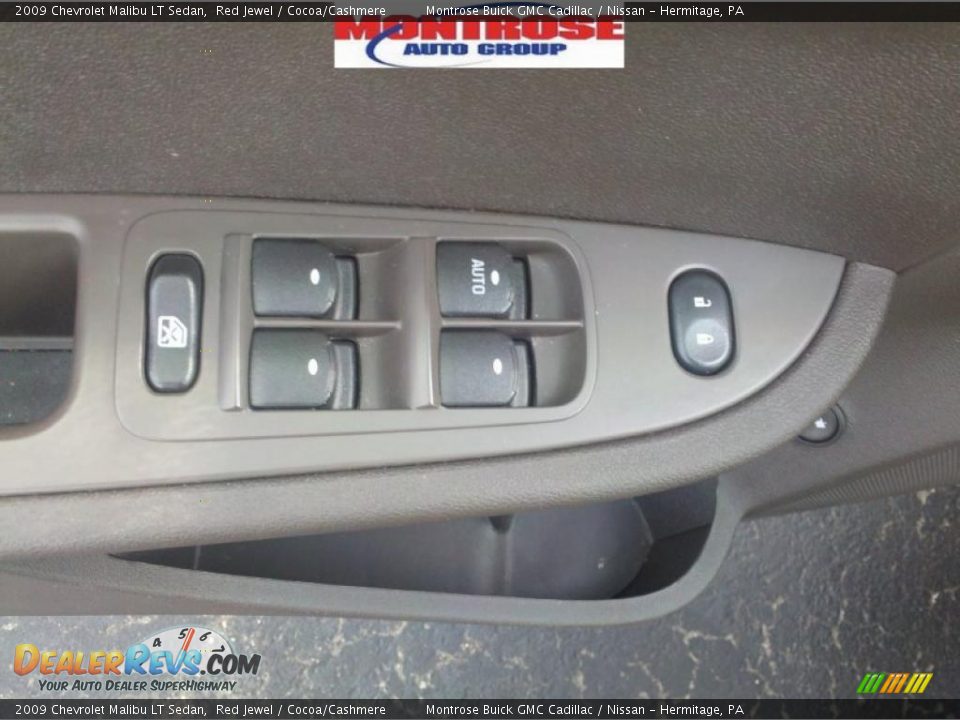 2009 Chevrolet Malibu LT Sedan Red Jewel / Cocoa/Cashmere Photo #25