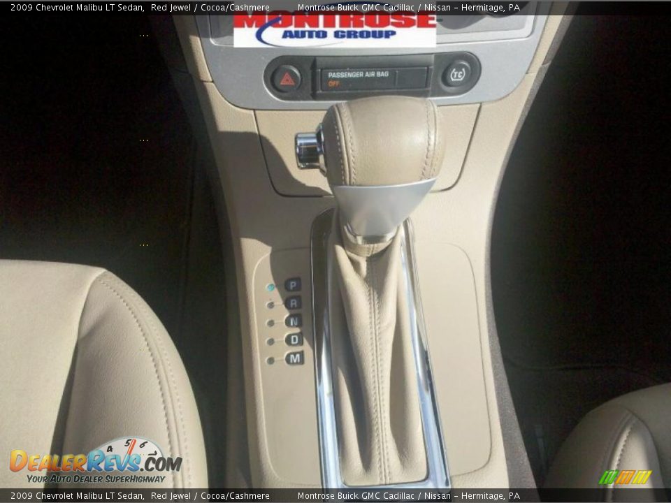 2009 Chevrolet Malibu LT Sedan Red Jewel / Cocoa/Cashmere Photo #27
