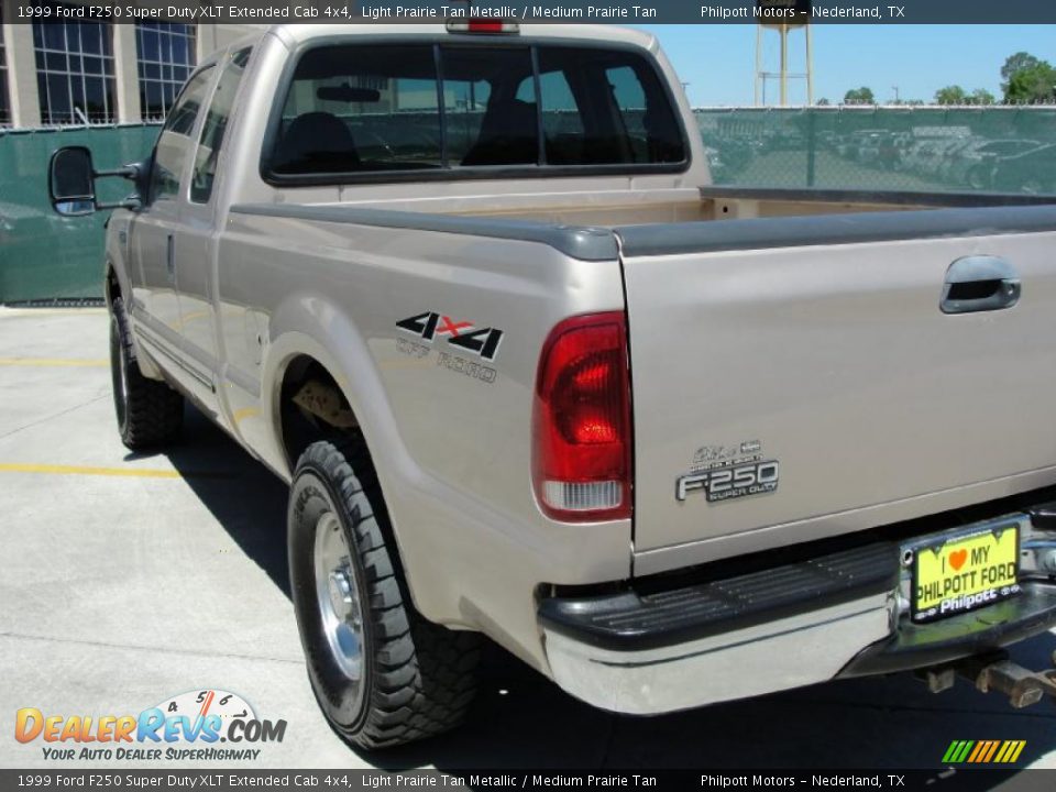 1999 Ford F250 Super Duty XLT Extended Cab 4x4 Light Prairie Tan Metallic / Medium Prairie Tan Photo #5