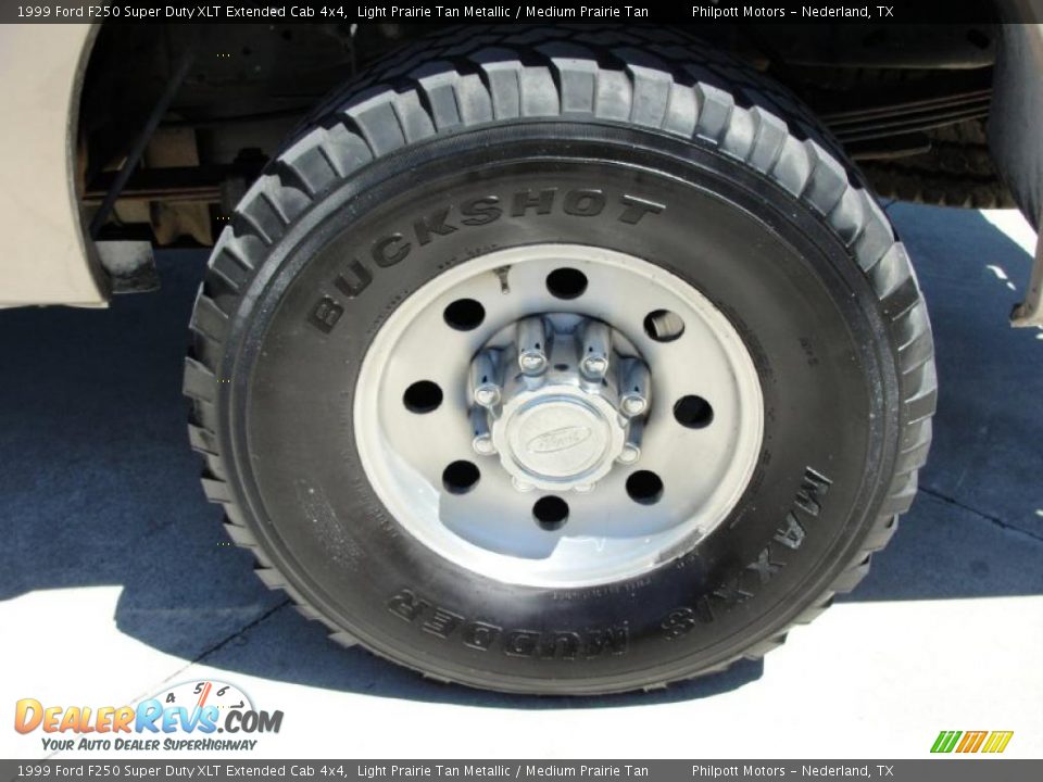 1999 Ford F250 Super Duty XLT Extended Cab 4x4 Light Prairie Tan Metallic / Medium Prairie Tan Photo #13