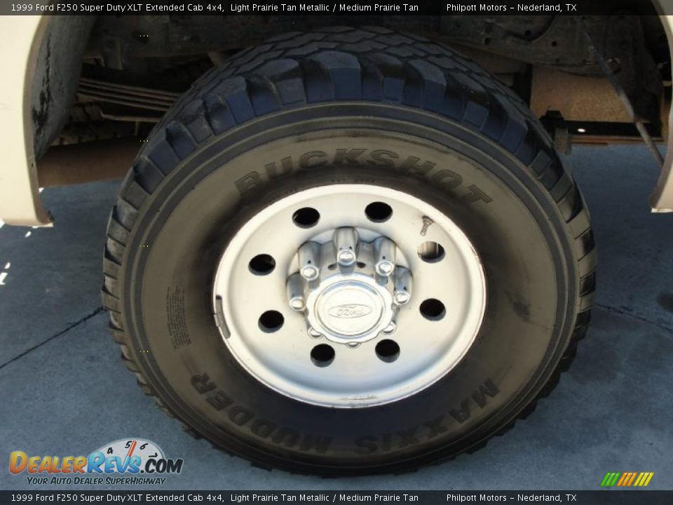 1999 Ford F250 Super Duty XLT Extended Cab 4x4 Light Prairie Tan Metallic / Medium Prairie Tan Photo #14