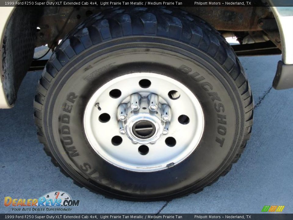 1999 Ford F250 Super Duty XLT Extended Cab 4x4 Light Prairie Tan Metallic / Medium Prairie Tan Photo #15