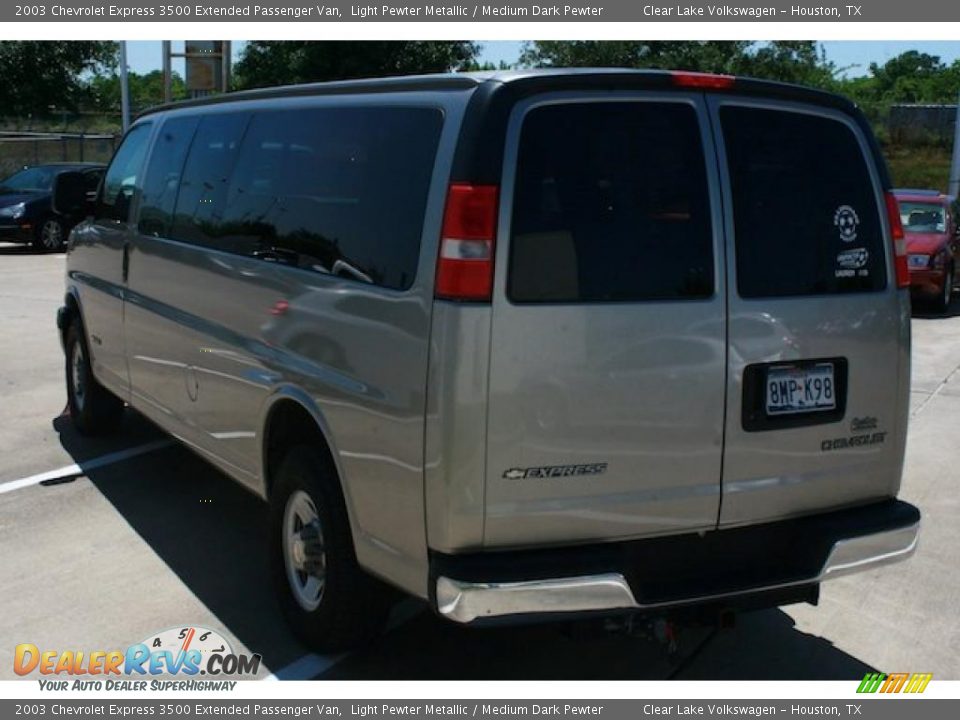 2003 Chevrolet Express 3500 Extended Passenger Van Light Pewter Metallic / Medium Dark Pewter Photo #2