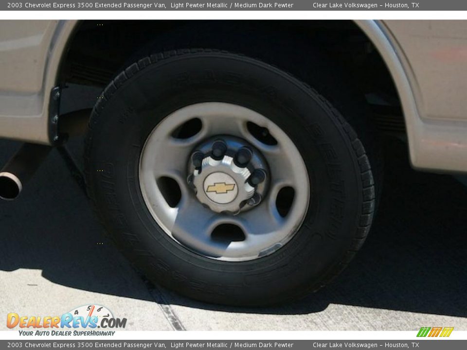 2003 Chevrolet Express 3500 Extended Passenger Van Light Pewter Metallic / Medium Dark Pewter Photo #9