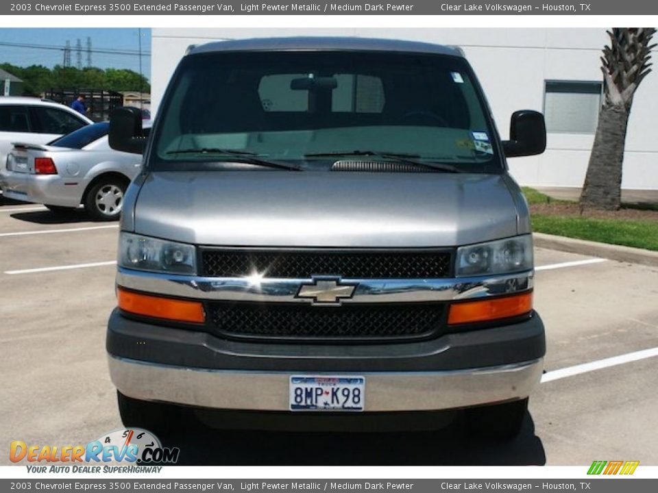 2003 Chevrolet Express 3500 Extended Passenger Van Light Pewter Metallic / Medium Dark Pewter Photo #11