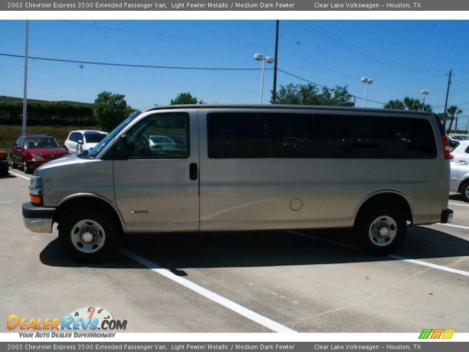 2003 Chevrolet Express 3500 Extended Passenger Van Light Pewter Metallic / Medium Dark Pewter Photo #13