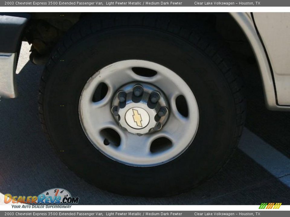 2003 Chevrolet Express 3500 Extended Passenger Van Light Pewter Metallic / Medium Dark Pewter Photo #14