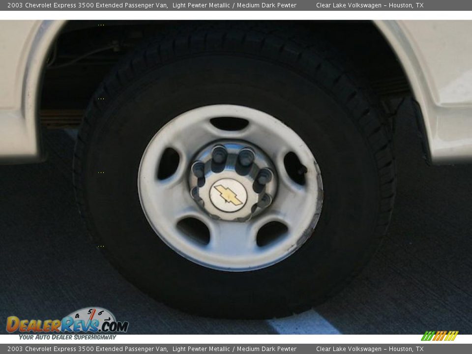2003 Chevrolet Express 3500 Extended Passenger Van Light Pewter Metallic / Medium Dark Pewter Photo #15