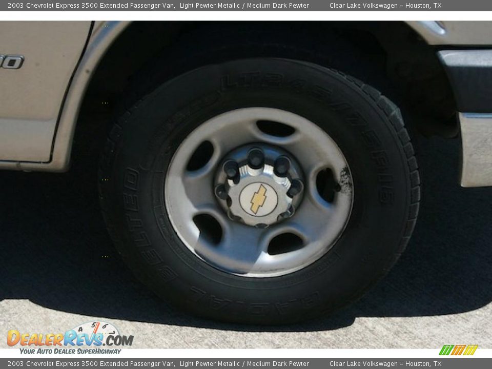 2003 Chevrolet Express 3500 Extended Passenger Van Light Pewter Metallic / Medium Dark Pewter Photo #18
