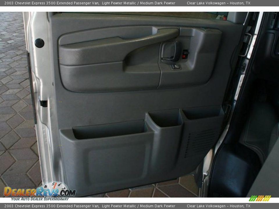 2003 Chevrolet Express 3500 Extended Passenger Van Light Pewter Metallic / Medium Dark Pewter Photo #20