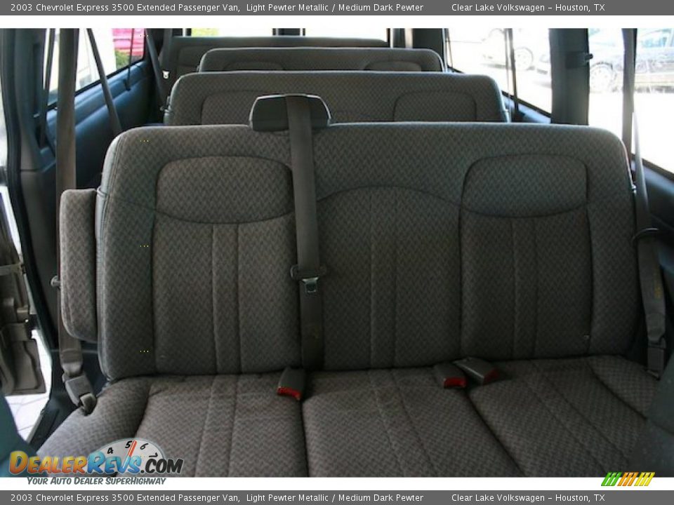 2003 Chevrolet Express 3500 Extended Passenger Van Light Pewter Metallic / Medium Dark Pewter Photo #28
