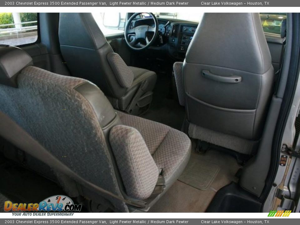 2003 Chevrolet Express 3500 Extended Passenger Van Light Pewter Metallic / Medium Dark Pewter Photo #29