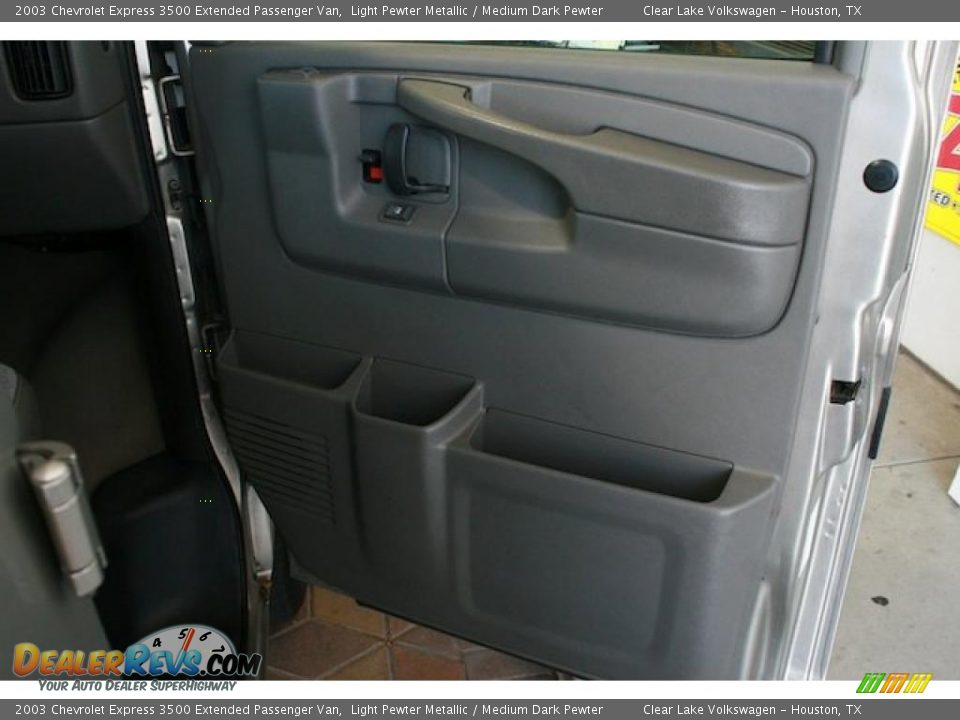 2003 Chevrolet Express 3500 Extended Passenger Van Light Pewter Metallic / Medium Dark Pewter Photo #32