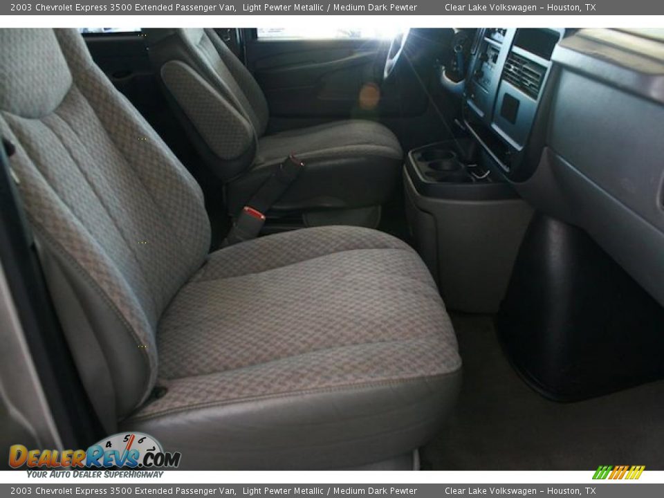 2003 Chevrolet Express 3500 Extended Passenger Van Light Pewter Metallic / Medium Dark Pewter Photo #33