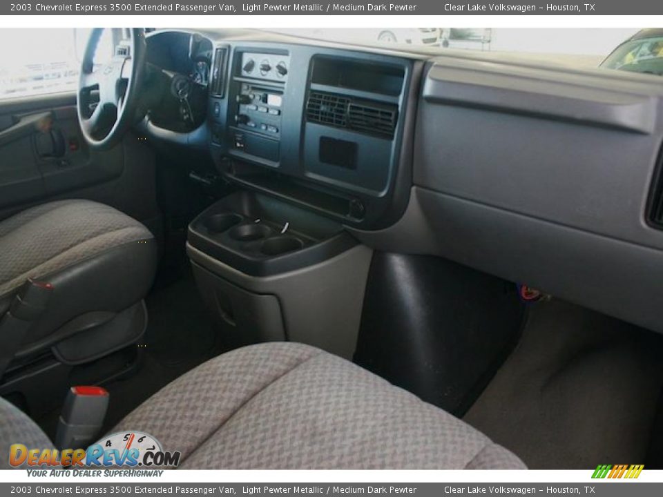 2003 Chevrolet Express 3500 Extended Passenger Van Light Pewter Metallic / Medium Dark Pewter Photo #34