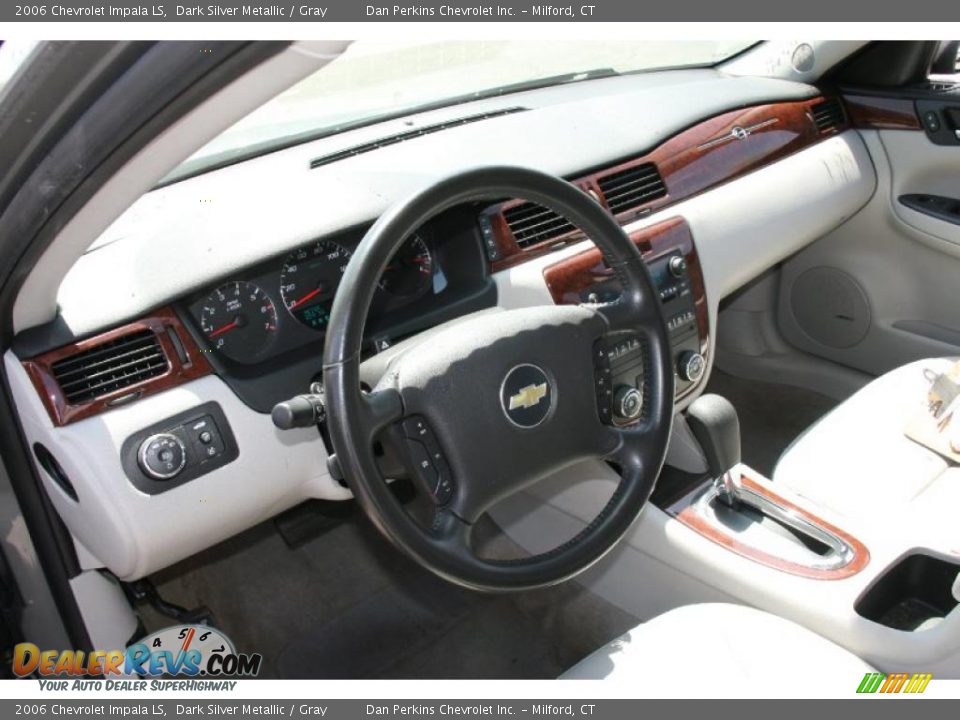 2006 Chevrolet Impala LS Dark Silver Metallic / Gray Photo #12