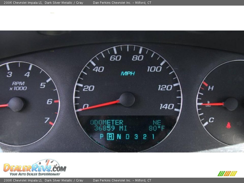 2006 Chevrolet Impala LS Dark Silver Metallic / Gray Photo #25