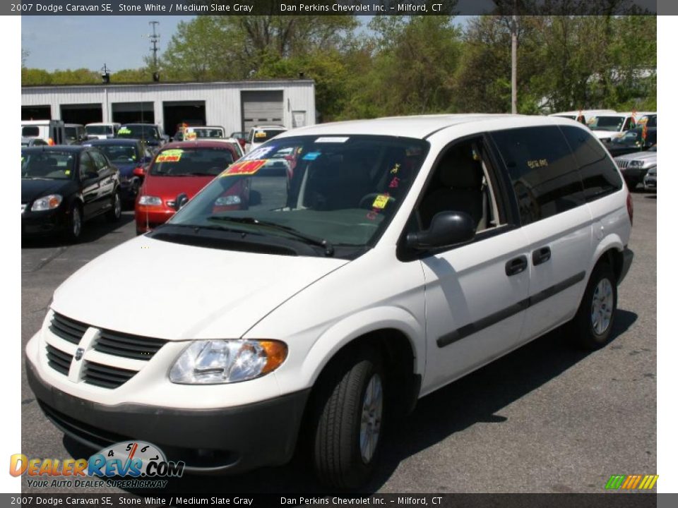 2007 Dodge Caravan SE Stone White / Medium Slate Gray Photo #1