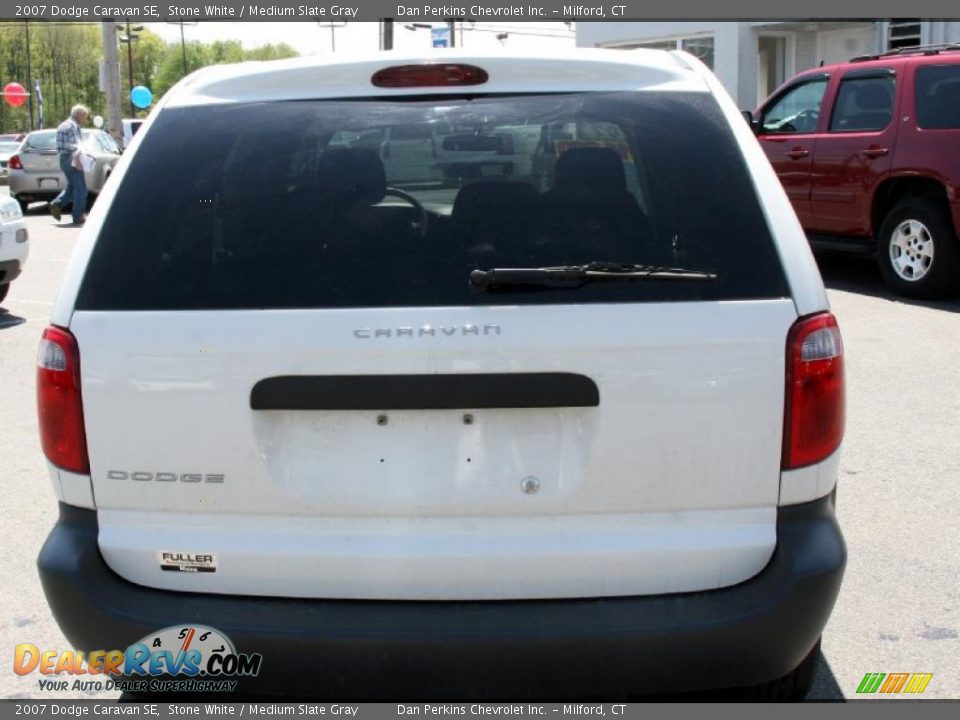 2007 Dodge Caravan SE Stone White / Medium Slate Gray Photo #6