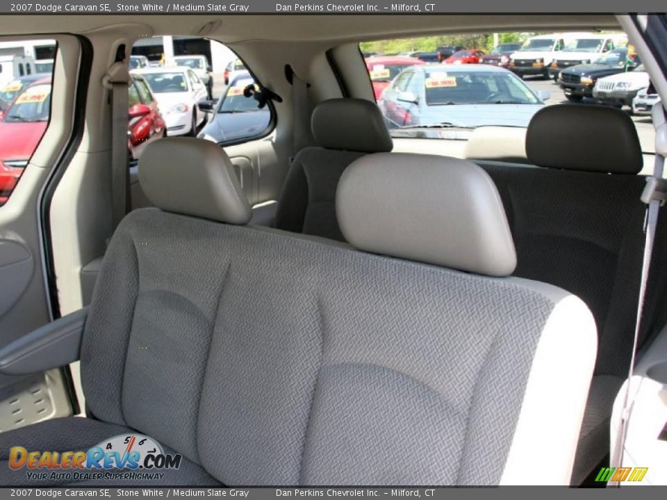 2007 Dodge Caravan SE Stone White / Medium Slate Gray Photo #12