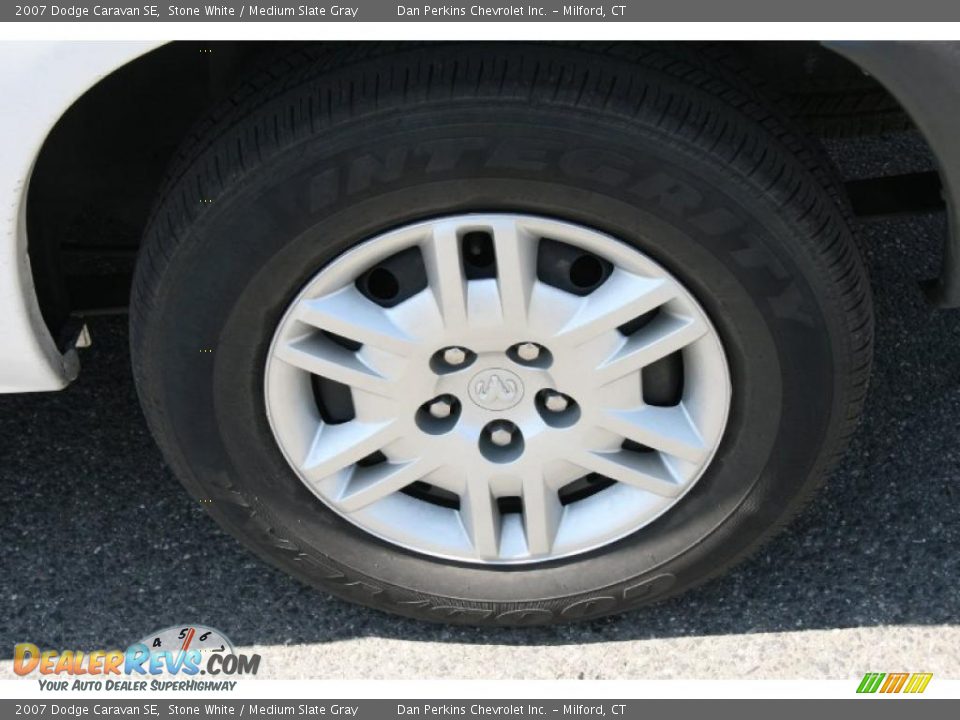 2007 Dodge Caravan SE Stone White / Medium Slate Gray Photo #19