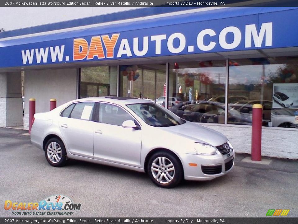 2007 Volkswagen Jetta Wolfsburg Edition Sedan Reflex Silver Metallic / Anthracite Photo #1