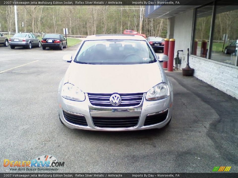 2007 Volkswagen Jetta Wolfsburg Edition Sedan Reflex Silver Metallic / Anthracite Photo #3