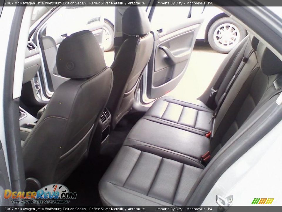 2007 Volkswagen Jetta Wolfsburg Edition Sedan Reflex Silver Metallic / Anthracite Photo #9