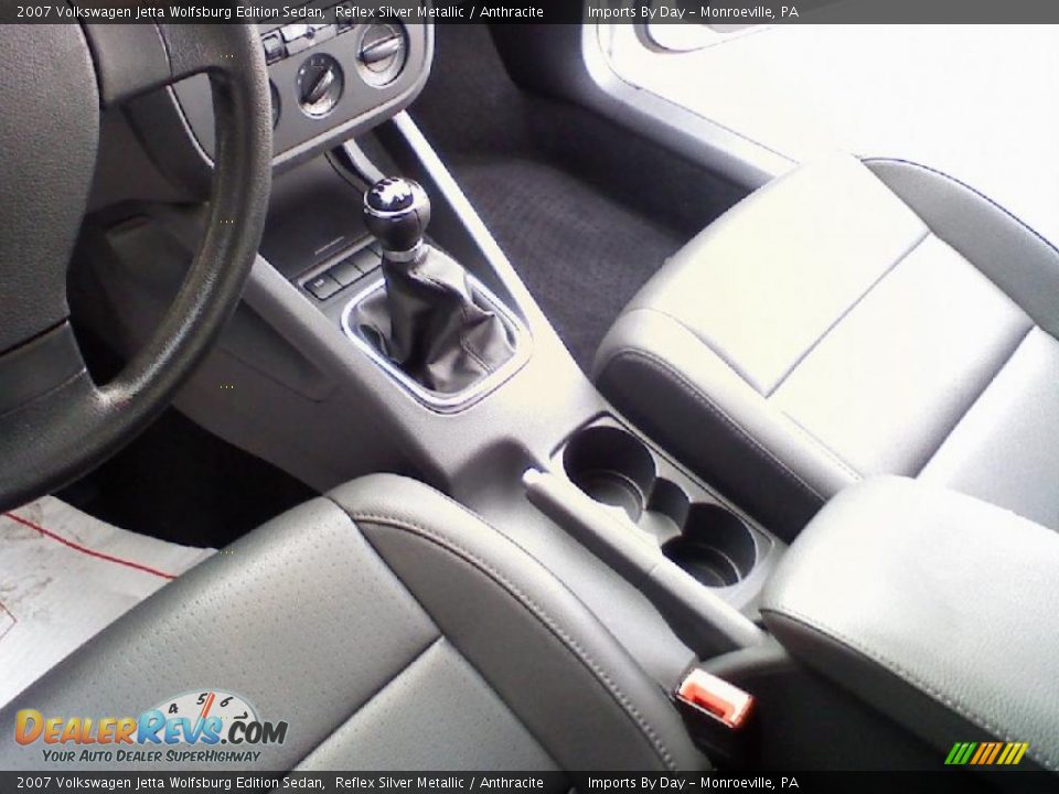 2007 Volkswagen Jetta Wolfsburg Edition Sedan Reflex Silver Metallic / Anthracite Photo #13