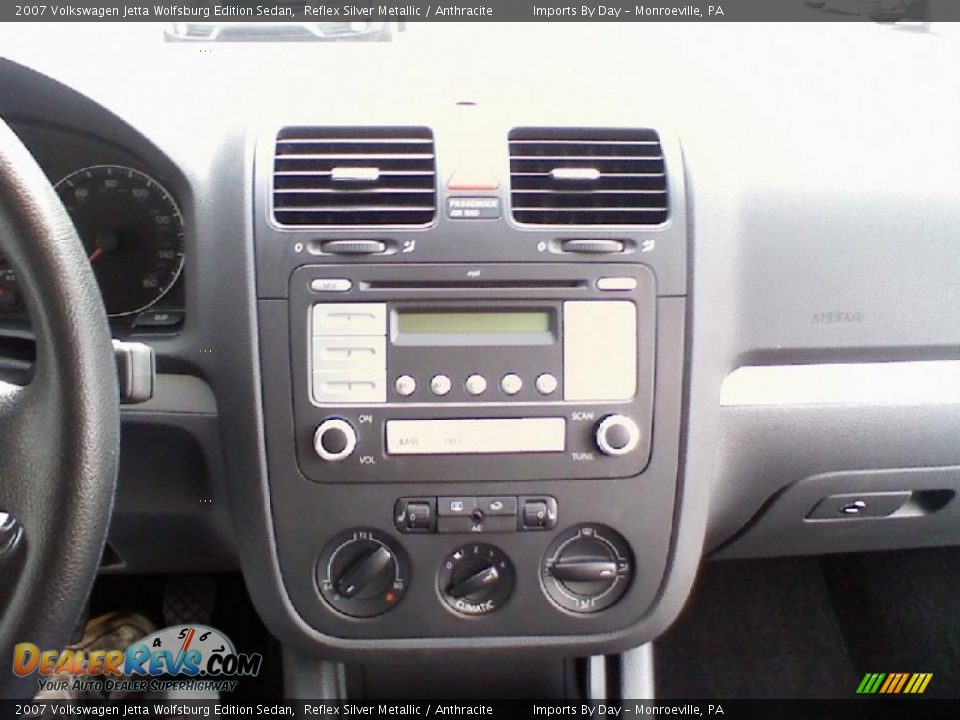 2007 Volkswagen Jetta Wolfsburg Edition Sedan Reflex Silver Metallic / Anthracite Photo #14