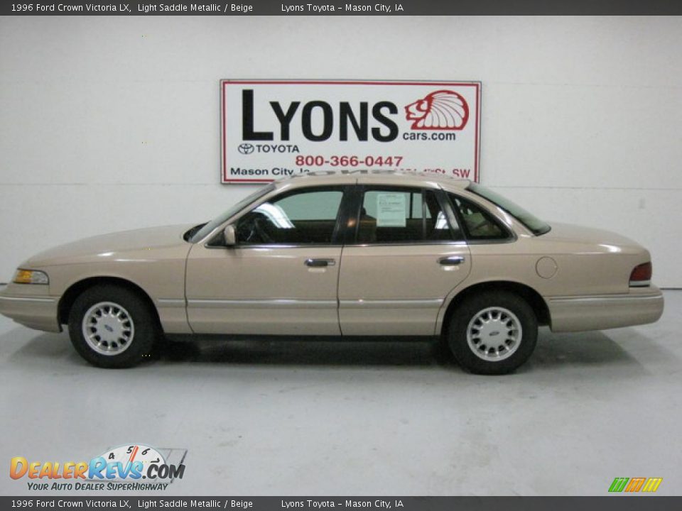 1996 Ford Crown Victoria LX Light Saddle Metallic / Beige Photo #1